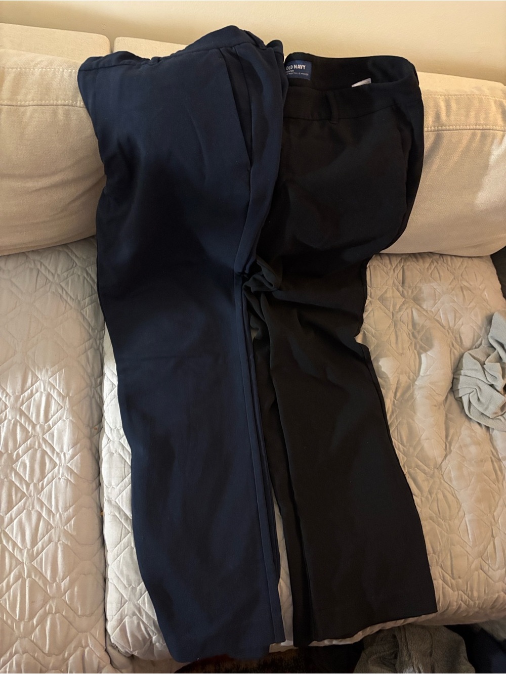 Old Navy Harper Pants 14 Tall 2 pack navy and black